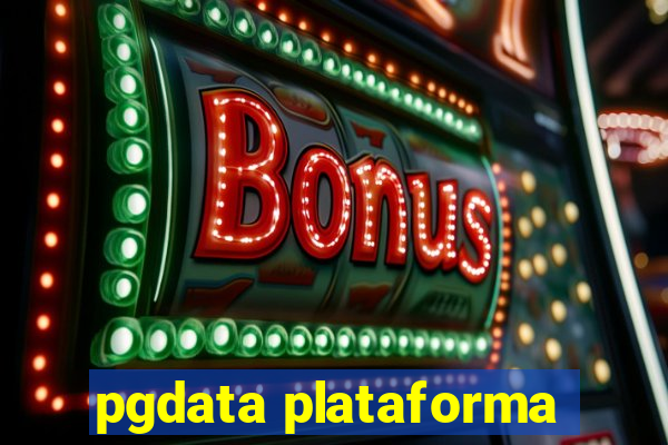 pgdata plataforma